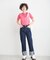 [Sシリーズ対応商品]ロールアップストレートデニムパンツ
