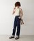 [Sシリーズ対応商品]ロールアップストレートデニムパンツ