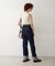 [Sシリーズ対応商品]ロールアップストレートデニムパンツ