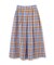 カラーチェックタックフレアスカート