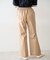 配色パイピングフレアパンツ