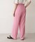 ウエストピンタックイージーワイドパンツ