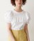 スクエアヨークフリル半袖カットソー