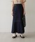 追加  パネル切替マーメイドデニムスカート