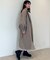 ボリュームスリーブオーバーガウンコート