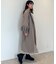 ボリュームスリーブオーバーガウンコート