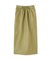 [Sシリーズ対応商品]フェイクレザーフロントスリットナロースカート