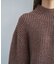ワッフルハイネックルーズニット