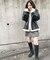 フェイクレザーボンバージャケット