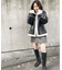 フェイクレザーボンバージャケット