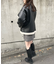 フェイクレザーボンバージャケット