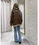 フェイクレザーボンバージャケット
