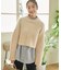 ワイドスリーブショート丈ニット