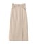 [Sシリーズ対応商品]ベルト付ハイウエストナロースカート