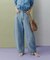 追加  デニムエッグパンツ