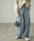 追加  デニムエッグパンツ