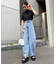 追加  デニムエッグパンツ