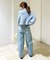 追加  デニムエッグパンツ