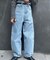 追加  デニムエッグパンツ