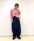 追加  デニムエッグパンツ