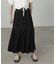 追加  [Sシリーズ対応商品]配色ステッチバックレースアップスカート