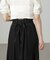 追加  [Sシリーズ対応商品]配色ステッチバックレースアップスカート