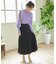 追加  [Sシリーズ対応商品]配色ステッチバックレースアップスカート