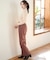 [Sシリーズ対応商品]起毛ストレートフレアパンツ