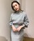 追加  ハイネックリブニットセットアップ