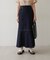 追加 パネル切替マーメイドデニムスカート