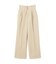 ［SET UP対応］[低身長サイズ／Sシリーズ]ハイウエスト太ベルトストレートパンツ
