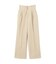 ［SET UP対応］[低身長サイズ／Sシリーズ]ハイウエスト太ベルトストレートパンツ