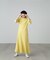［イエローカラーWEB限定］マルチWay袖スリットティアードワンピース