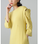 ［イエローカラーWEB限定］マルチWay袖スリットティアードワンピース