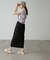 [低身長サイズ／Sシリーズ]ピンタックナロースカート