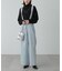 [低身長サイズ／Sシリーズ]2Wayサス付きハイウエストタックワイドデニムパンツ