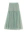 ［ミントカラーＷＥＢ限定］シアーレイヤードティアードスカート