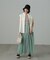 ［ミントカラーＷＥＢ限定］シアーレイヤードティアードスカート