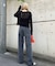 2Wayホックルーズデニムパンツ