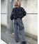 2Wayホックルーズデニムパンツ