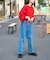 2Wayホックルーズデニムパンツ