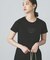 ラインストーンロゴショート丈Tシャツ