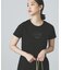 ラインストーンロゴショート丈Tシャツ