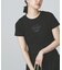 ラインストーンロゴショート丈Tシャツ