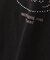 ラインストーンロゴショート丈Tシャツ