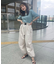 ベルト付きパラシュートパンツ