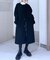 [低身長サイズ／Sシリーズ]メルトンノーカラーロングコート