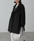 スタンドカラーミドル丈コート