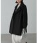 スタンドカラーミドル丈コート