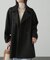 スタンドカラーミドル丈コート